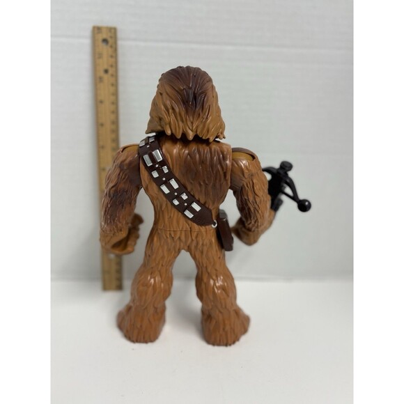 HASBRO STAR WARS GALACTIC HEROES MEGA MIGHTIES 10" CHEWBACCA POSEABLE FIGURE - Picture 3 of 3